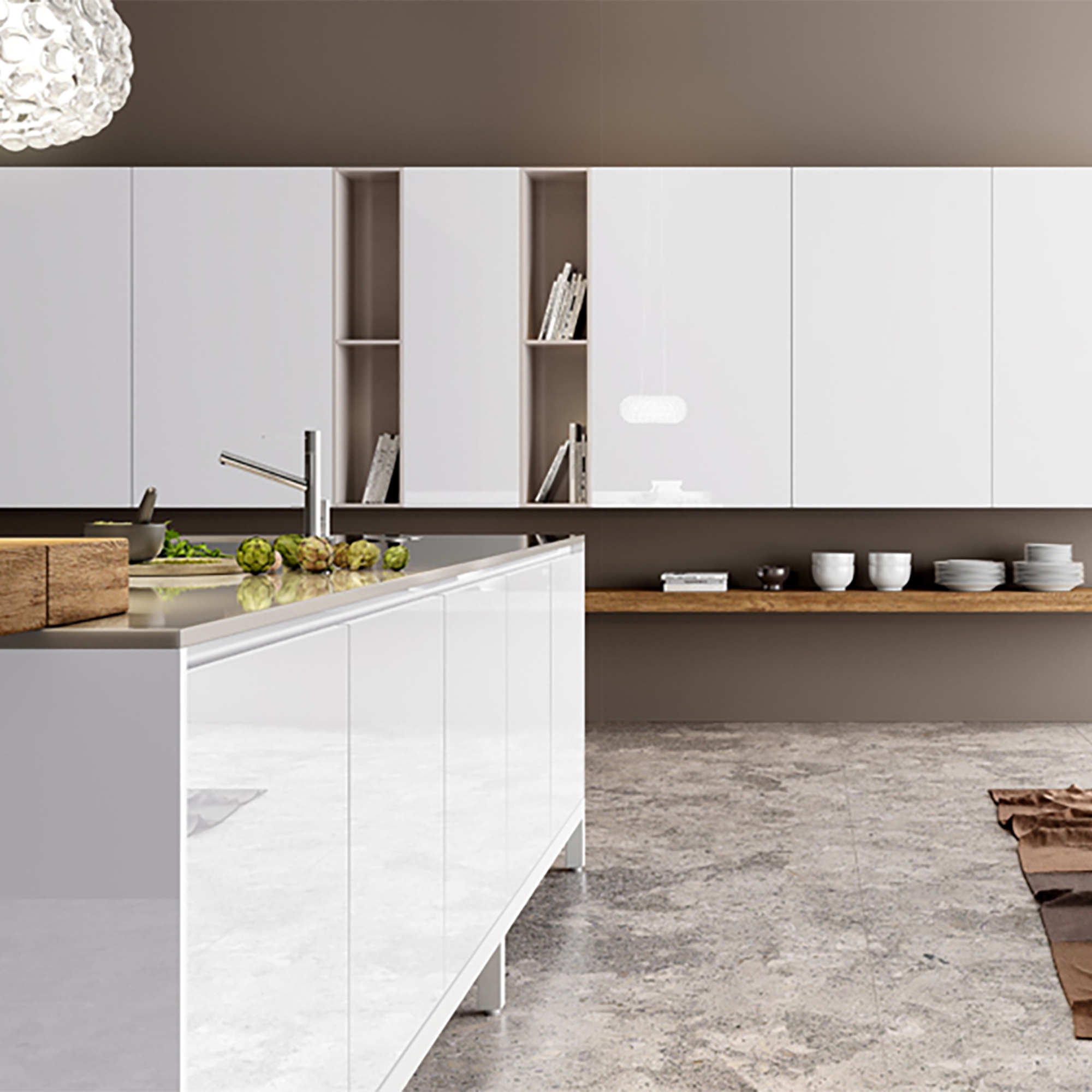 Lumi Gloss White 450 X 595 - DIY Luxury Kitchens