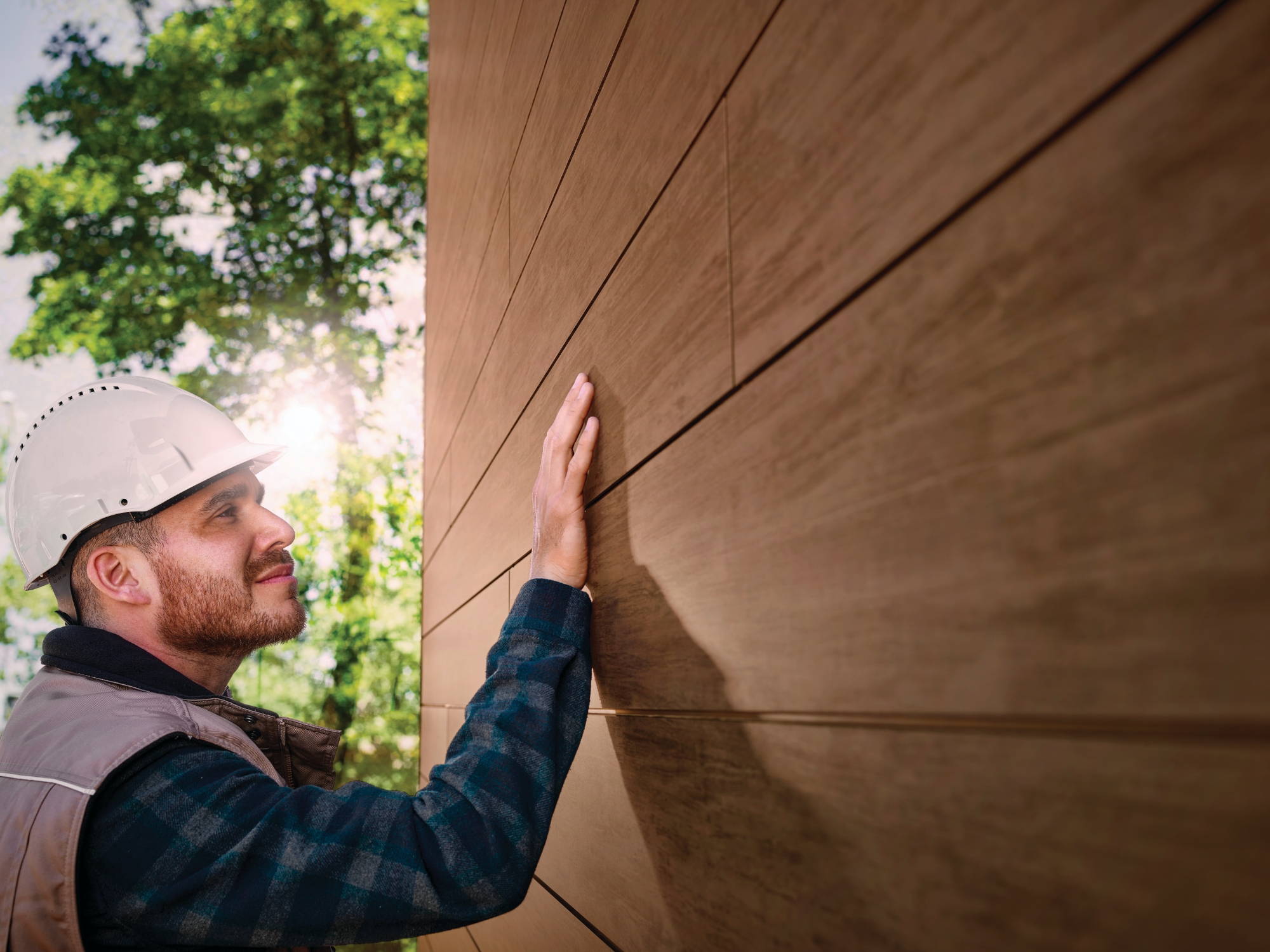 Pura® NFC by Trespa siding installation